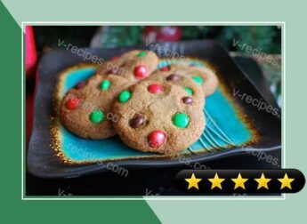 Molasses Cookies with Gingerbread M&Ms recipe