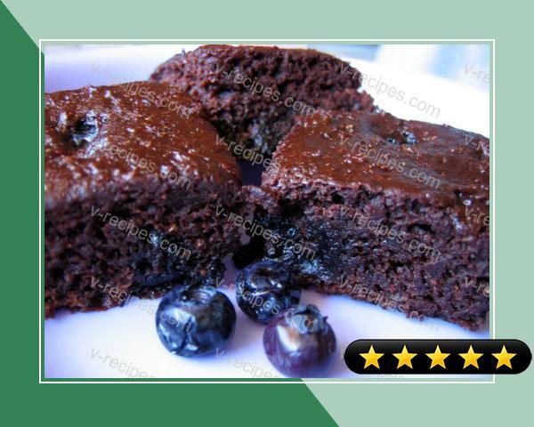 Low Fat Blueberry Brownies recipe