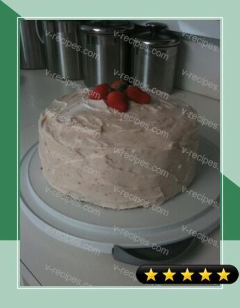 Strawberry Cake with Strawberry Cream Cheese Frosting recipe