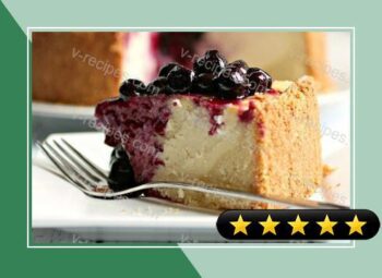Blueberry Ricotta Cream Cheesecake recipe