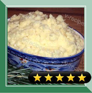 Garlic Herb Feta Cheese Mashed Potatoes recipe