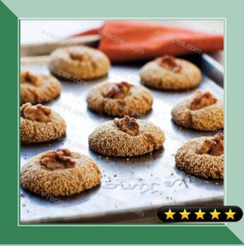 Amaranth-Walnut Cookies with Brandy recipe