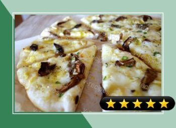 Wild Mushroom & Garlic White Pizza recipe
