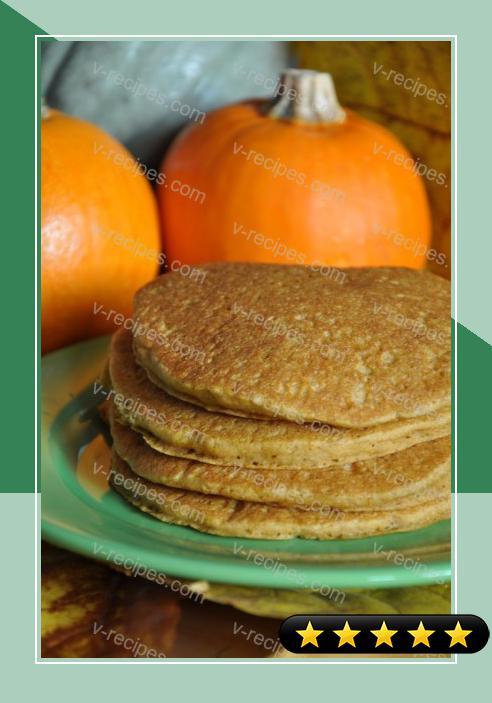 Pumpkin Pancakes & Honey Cream Cheese Syrup recipe