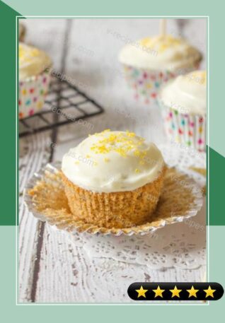 Spiced Cupcakes with Orange Filling and Cream Cheese Frosting recipe