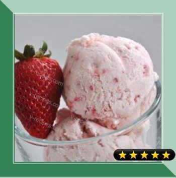 Homemade Strawberry Ice Cream Recipe recipe