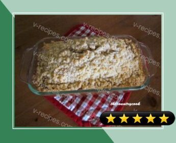 Banana Nut Bread with Streusel Topping recipe