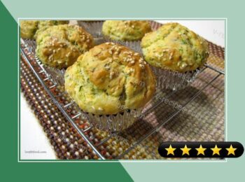 Zucchini-Sesame-Muffins recipe