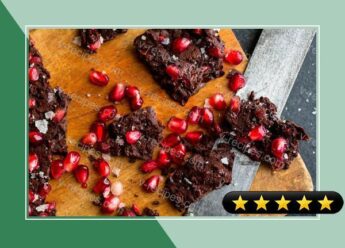Dark Chocolate and Pomegranate Bark recipe
