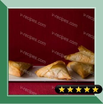 Potato Samosa Phyllo Triangles recipe