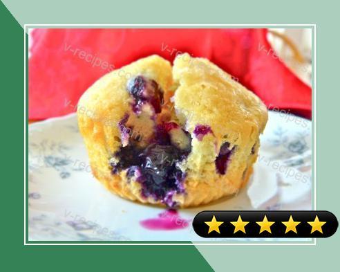 Healthy Blueberry Muffins recipe