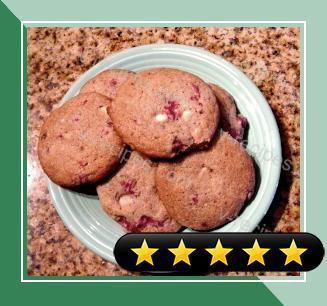 Raspberry White Chocolate Chip Cookies recipe