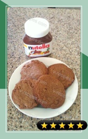 Bakery Style Cocoa Chocolate Chip Cookies (Nutella) recipe