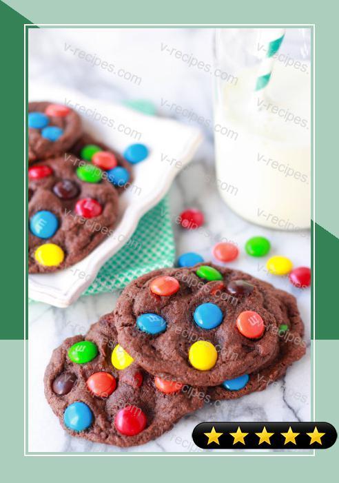 Soft & Chewy Chocolate M&M Cookies recipe