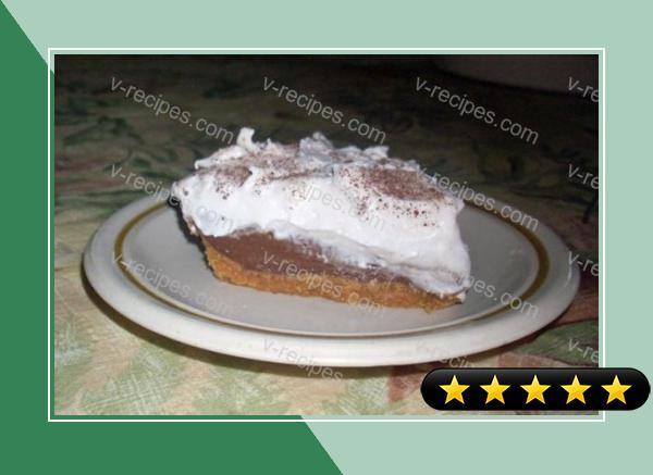Haupia Chocolate Pie (Lighter Version) recipe