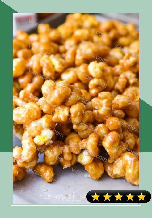 Honey-Roasted Peanut Caramel Puffs recipe