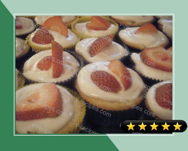 Strawberry Buttermilk Cupcakes recipe
