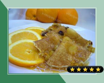 Orange Walnut Pancakes recipe