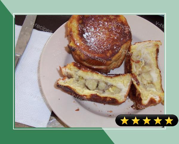 Banana-Stuffed French Toast Sunday Morning Yummy! recipe