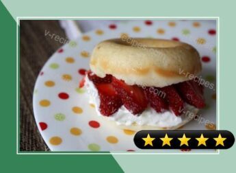 Strawberry Shortcake with Homemade Sour Cream Donuts recipe