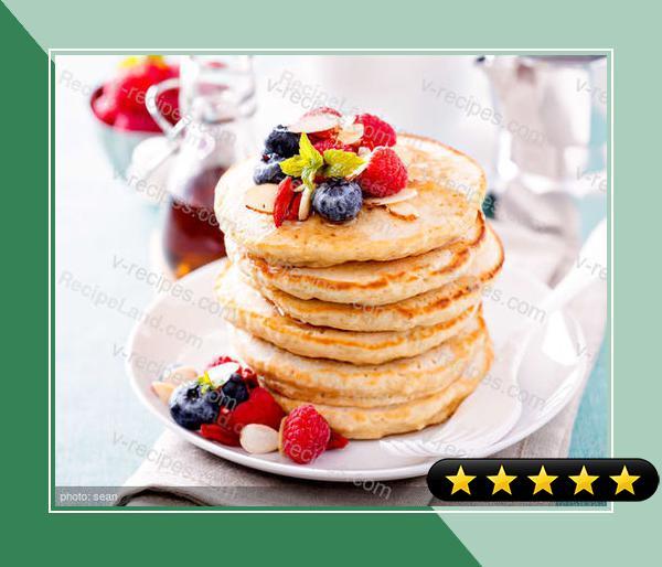 Light and Fluffy Whole Wheat Pancakes recipe