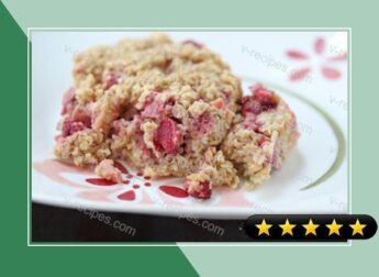 Strawberry Rhubarb Baked Oatmeal recipe