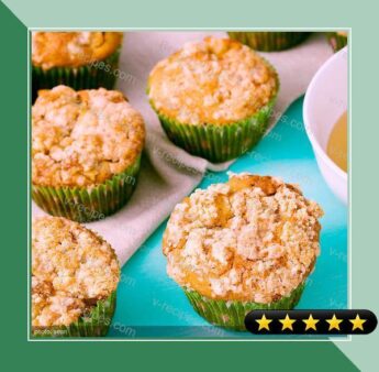 Apple Streusel Sour Cream Muffins recipe