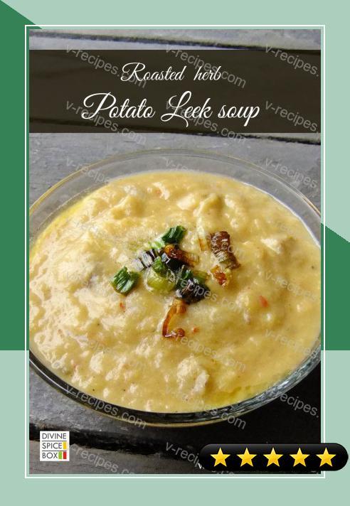 Roasted Herb Potato Leek Soup recipe
