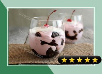 Cherry Brownie Trifles recipe