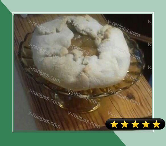 Country Rustic Flat Apple Pie recipe