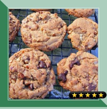 Crunchy Toffee Chocolate Chip Cookies recipe