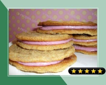 Raspberry Cream Sandwich Cookies recipe