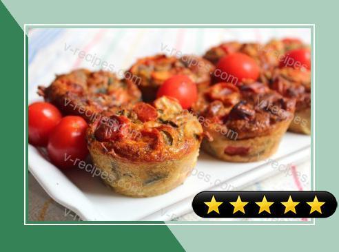 Cherry Tomato, Red Onion and Curry Muffins recipe