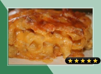 Creamy Baked Macaroni and Cheese Not Low Fat! recipe