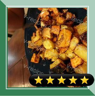 Honey and Rosemary Sweet Potatoes recipe