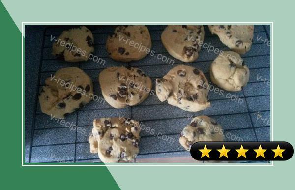 PB & Chocolate Chip Shortbread Cookies recipe