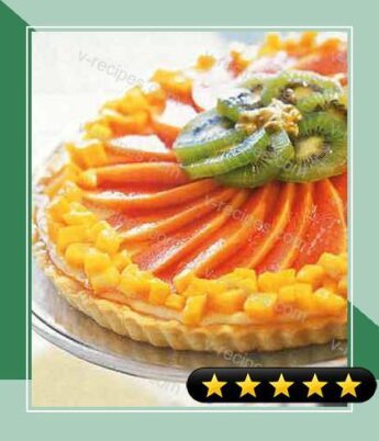 Cheesecake Tart with Tropical Fruits recipe