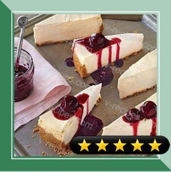 Vanilla Cheesecake with Cherry Topping recipe