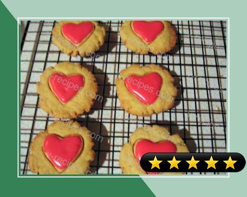 Valentines Day Cornmeal Cookies recipe