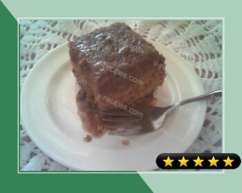 Toffee Cake With Caramel Sauce recipe