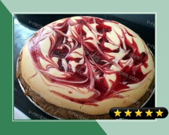 Creamy strawberry swirl cheesecake recipe