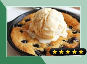 Blueberry Lemon Skillet Cookie for Two recipe