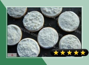 Almond Poppy Seed Cookies with Almond Frosting recipe