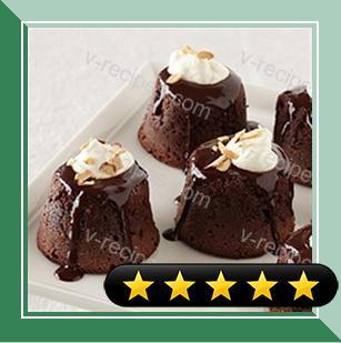 Individual Chocolate-Amaretto Lava Cakes recipe