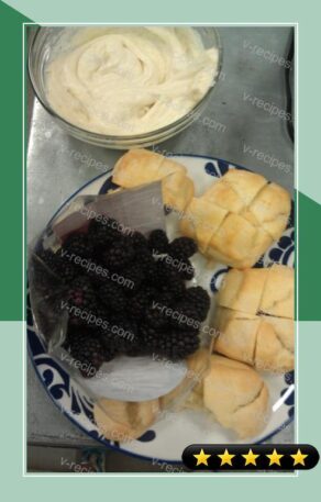 Blackberry Shortcakes with Mascarpone Cream recipe