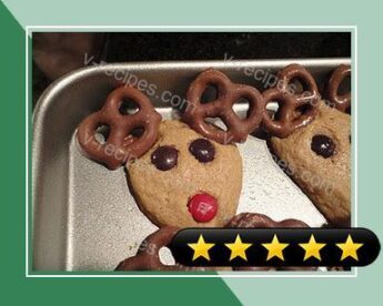 Peanut Butter Reindeer Cookies recipe