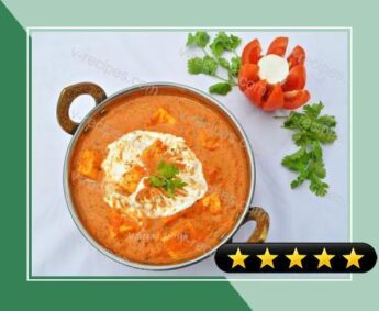 Paneer Makhani or Butter Paneer (Cottage Cheese in Butter-Tomato Gravy) recipe