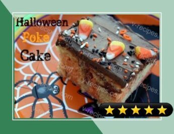 Halloween Jell-O Poke Cake recipe