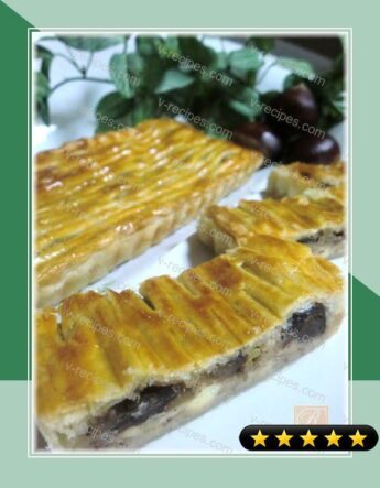 Creme de Marron Pie with Chestnuts simmered in Inner Skins and Cream Cheese recipe