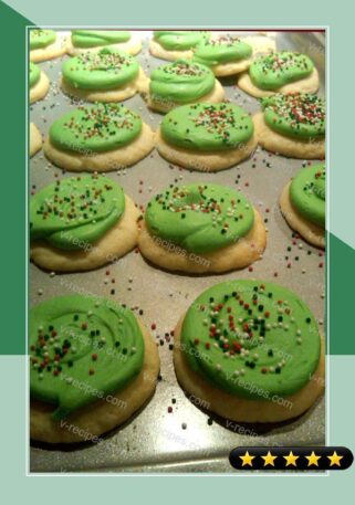 Bakery Style Iced Cookies recipe